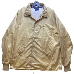 Vintage‎ Duckster Jacket Mens Extra Large Windbreaker Snaps Lined Embroidered